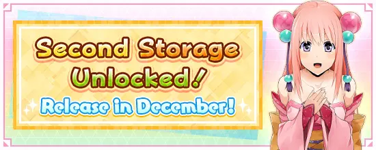 Second Storage Unveiled!